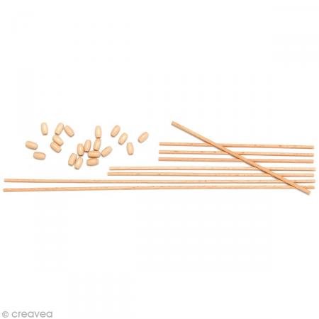 GLOREX Mobilestäbe 8St 16 Holzoliven, Holz, Natur, 33 x 8.6 x 0.3 cm GLOREX Mobilestäbe 8St 16 Holzoliven, Holz, Natur, 33 x 8.6 x 0.3 cm von GLOREX