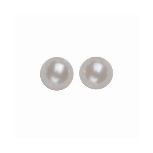 GLOREX P und D Perlen Halbe 4 mm Perlmut Selbstklebend, Plastik, Weiß, 14.5 x 8.6 x 0.2 cm von Glorex