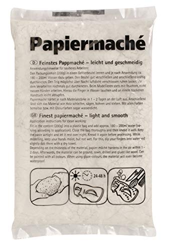 GLOREX Papiermaché, Modelliermasse, Weiß, 36 x 11 x 55 cm GLOREX Papiermaché, Modelliermasse, Weiß, 36 x 11 x 55 cm von GLOREX