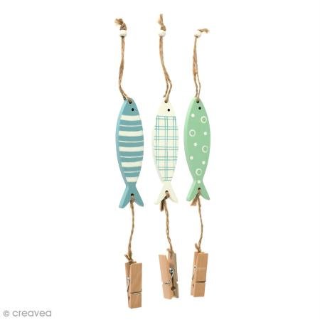 Glorex 6 1860 185 – Holzfisch mit Zange 28 x 11 x 0,6 cm, 3 Stück Glorex 6 1860 185 – Holzfisch mit Zange 28 x 11 x 0,6 cm, 3 Stück von GLOREX