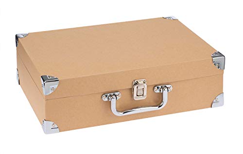 Reisekoffer, Koffer aus nachhaltiger FSC zertifizierter Pappe, ca. 35,5 x 25 x 10 cm groß, aus Pappmaché, zum Bekleben, Bemalen, für Decopatch oder Serviettentechnik Reisekoffer, Koffer aus nachhaltiger FSC zertifizierter Pappe, ca. 35,5 x 25 x 10 cm groß, aus Pappmaché, zum Bekleben, Bemalen, für Decopatch oder Serviettentechnik von GLOREX