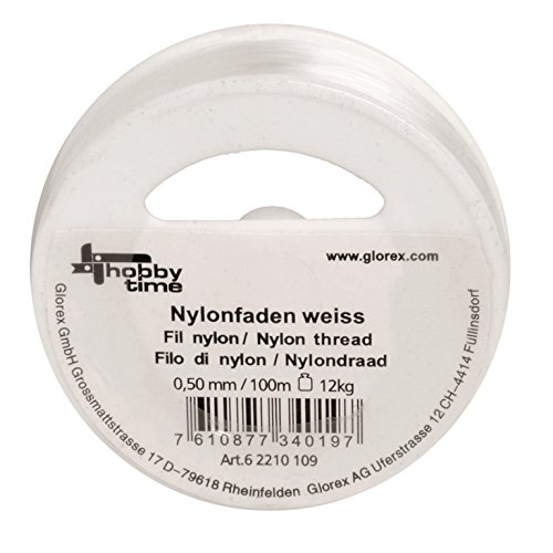GLOREX 6 2210 109 Nylonfaden, Mehreres, Beige, 7 x 7 x 2 cm, 500 GLOREX 6 2210 109 Nylonfaden, Mehreres, Beige, 7 x 7 x 2 cm, 500 von GLOREX