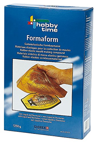 Glorex 6 2310 10 - Formaform, gummielastische Formbaumasse, 1250 g, mit Liquid und Thermoplan, aus natürlichen gelatineartigen Stoffen Glorex 6 2310 10 - Formaform, gummielastische Formbaumasse, 1250 g, mit Liquid und Thermoplan, aus natürlichen gelatineartigen Stoffen von GLOREX