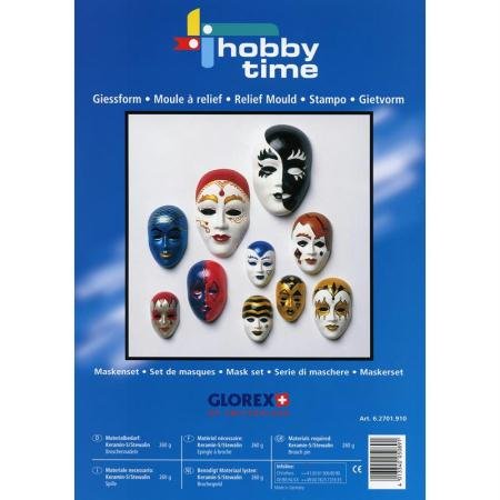 GLOREX 6 2701 910 – Backform Set Masken, 10 Stück, 25 x 40 – 45 x 75 mm von GLOREX