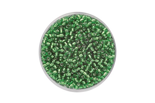 GLOREX 6 5026 052 Rocailles 2,6 mm,17 g, Glas, Grün, 4.3 x 4.3 x 1.7 cm GLOREX 6 5026 052 Rocailles 2,6 mm,17 g, Glas, Grün, 4.3 x 4.3 x 1.7 cm von GLOREX