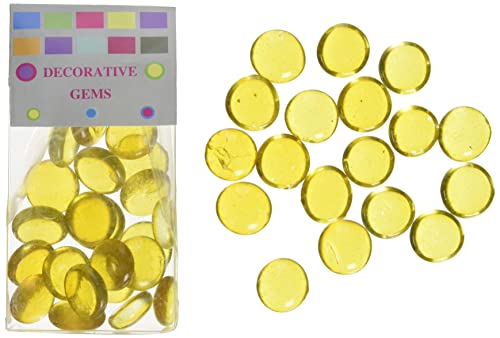 GLOREX Glasnuggets 200 g, 20 mm, Glas, Gelb, 12 x 6 x 4.5 cm von GLOREX