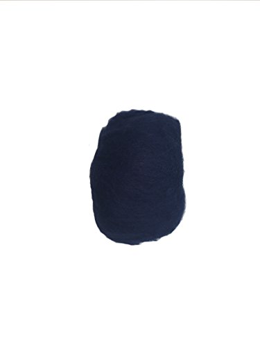 Glorex Schafwolle, Wolle, dunkelblau, 10 x 10 x 6 cm, 50 von Glorex