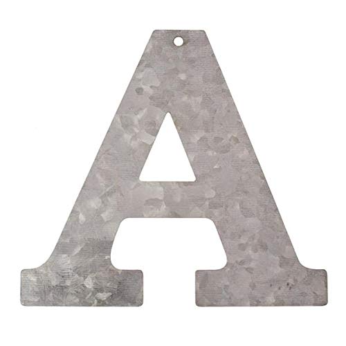 Metall Buchstabe A, verzinkt Höhe 12 cm Alphabet - Initialien von Glorex