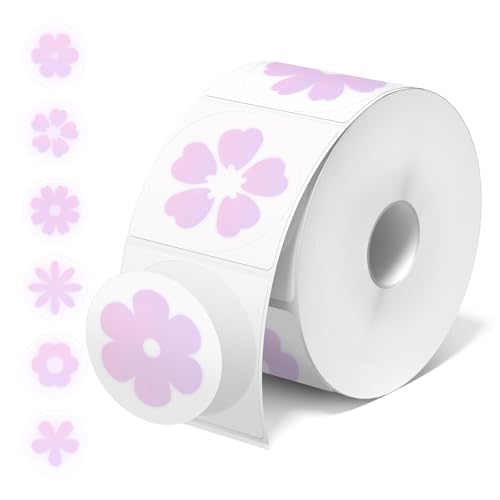 Gloryang Thermo-Etiketten, 5,1 x 5,1 cm, 750 Etiketten/Rolle, kompatibel mit JADENS, Nelko, Phomemo, Etikettendrucker, wasserdicht, öldicht, BPA-frei, leicht abzuziehen, für Zuhause, Büro und kleine Gloryang Thermo-Etiketten, 5,1 x 5,1 cm, 750 Etiketten/Rolle, kompatibel mit JADENS, Nelko, Phomemo, Etikettendrucker, wasserdicht, öldicht, BPA-frei, leicht abzuziehen, für Zuhause, Büro und kleine von Gloryang