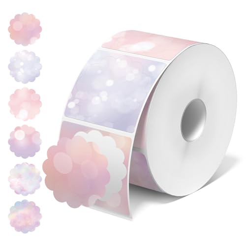 Gloryang Thermo-Etiketten, 5,1 x 5,1 cm, 750 Etiketten/Rolle, kompatibel mit JADENS, Nelko, Phomemo, Etikettendrucker, wasserdicht, öldicht, BPA-frei, leicht zu schälen, für Zuhause, Büro und kleine Gloryang Thermo-Etiketten, 5,1 x 5,1 cm, 750 Etiketten/Rolle, kompatibel mit JADENS, Nelko, Phomemo, Etikettendrucker, wasserdicht, öldicht, BPA-frei, leicht zu schälen, für Zuhause, Büro und kleine von Gloryang