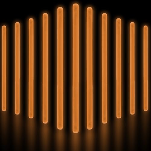 Glow Fever Jumbo-Leuchtstäbe, leuchtet im Dunkeln, 50 Karat, 25,4 cm, für Partyzubehör, Festivals, Raves, Geburtstag, Hochzeit, Orange Glow Fever Jumbo-Leuchtstäbe, leuchtet im Dunkeln, 50 Karat, 25,4 cm, für Partyzubehör, Festivals, Raves, Geburtstag, Hochzeit, Orange von Glow Fever