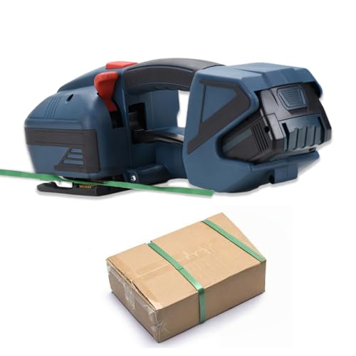 Glowdora Elektrische Umreifungsmaschine, Hand Verpackungswerkzeug, Umreifungsspanner, Schnallenloses Heißschmelz Umreifungsband Für 13 Bis 16 Mm Pp/Pet Umreifungsband Glowdora Elektrische Umreifungsmaschine, Hand Verpackungswerkzeug, Umreifungsspanner, Schnallenloses Heißschmelz Umreifungsband Für 13 Bis 16 Mm Pp/Pet Umreifungsband von Glowdora