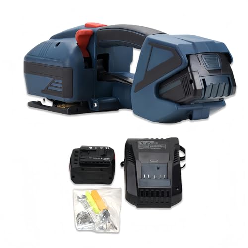 Glowdora Elektrische Umreifungsmaschine Mit 4000 Mah Akku, Automatisches Umreifungsgerät, Verpackungsband Für 1/2" 5/8" Pp/Pet, Tragbares Elektrisches Umreifungsgerät Mit LCD Display Glowdora Elektrische Umreifungsmaschine Mit 4000 Mah Akku, Automatisches Umreifungsgerät, Verpackungsband Für 1/2" 5/8" Pp/Pet, Tragbares Elektrisches Umreifungsgerät Mit LCD Display von Glowdora