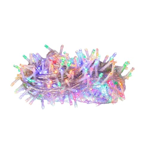 Glowster Feste LED-RGB-Lichterkette, 20 Lichter, 2,2 m, Betrieb mit 2 AA-Batterien, IP20, ideal für Dekorationen im Innenbereich und festliche Veranstaltungen. von Glowster