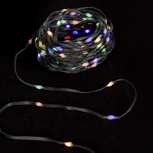 Glowster LED-Lichterkette, 3 AA-Batterien, 10 m, PVC und Kupfer, RGBY, ideal für Partys und eine gemütliche Atmosphäre. Glowster LED-Lichterkette, 3 AA-Batterien, 10 m, PVC und Kupfer, RGBY, ideal für Partys und eine gemütliche Atmosphäre. von Glowster