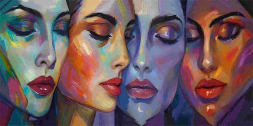Diamond Painting Erwachsene Groß xxL, 5D DIY Diamant Painting Bilder für Kinder Anfänger, Runde Full Drill Abstrakte Frauen, Mosaikherstellung Bastelset für Haus Wanddekoration Geschenk 100x200cm o135 Diamond Painting Erwachsene Groß xxL, 5D DIY Diamant Painting Bilder für Kinder Anfänger, Runde Full Drill Abstrakte Frauen, Mosaikherstellung Bastelset für Haus Wanddekoration Geschenk 100x200cm o135 von Glslmznq
