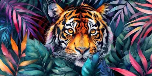 Diamond Painting Erwachsene Groß xxL, 5D DIY Diamant Painting Bilder für Kinder Anfänger, Runde Full Drill Dschungel Tiger, Mosaikherstellung Bastelset für Haus Wanddekoration Geschenk 100x200cm o-150 Diamond Painting Erwachsene Groß xxL, 5D DIY Diamant Painting Bilder für Kinder Anfänger, Runde Full Drill Dschungel Tiger, Mosaikherstellung Bastelset für Haus Wanddekoration Geschenk 100x200cm o-150 von Glslmznq