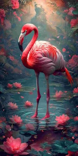 Diamond Painting Erwachsene Groß xxL, 5D DIY Diamant Painting Bilder für Kinder Anfänger, Runde Full Drill Tiere Flamingos, Mosaikherstellung Bastelset für Haus Wanddekoration Geschenk 70x140cm o-198 Diamond Painting Erwachsene Groß xxL, 5D DIY Diamant Painting Bilder für Kinder Anfänger, Runde Full Drill Tiere Flamingos, Mosaikherstellung Bastelset für Haus Wanddekoration Geschenk 70x140cm o-198 von Glslmznq