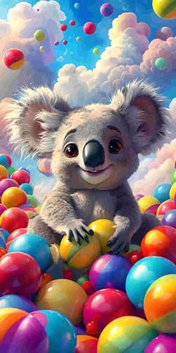 Diamond Painting Erwachsene Groß xxL, 5D DIY Diamant Painting Bilder für Kinder Anfänger, Runde Full Drill Tiere Koala, Mosaikherstellung Bastelset für Haus Wanddekoration Geschenk 100x200cm o-199 Diamond Painting Erwachsene Groß xxL, 5D DIY Diamant Painting Bilder für Kinder Anfänger, Runde Full Drill Tiere Koala, Mosaikherstellung Bastelset für Haus Wanddekoration Geschenk 100x200cm o-199 von Glslmznq