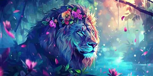 Diamond Painting Erwachsene Groß xxL, 5D DIY Diamant Painting Bilder für Kinder Anfänger, Runde Full Drill Tiere Löwen, Mosaikherstellung Bastelset für Haus Wanddekoration Geschenk 100x200cm o-218 Diamond Painting Erwachsene Groß xxL, 5D DIY Diamant Painting Bilder für Kinder Anfänger, Runde Full Drill Tiere Löwen, Mosaikherstellung Bastelset für Haus Wanddekoration Geschenk 100x200cm o-218 von Glslmznq