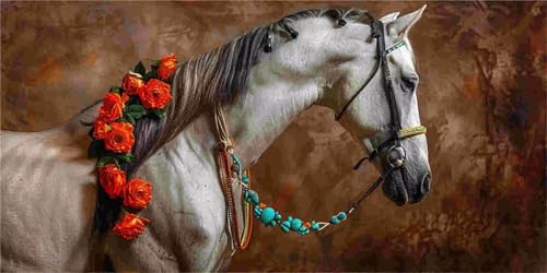 Diamond Painting Erwachsene Groß xxL, 5D DIY Diamant Painting Bilder für Kinder Anfänger, Runde Full Drill Tiere Pferde, Mosaikherstellung Bastelset für Haus Wanddekoration Geschenk 100x200cm o-210 Diamond Painting Erwachsene Groß xxL, 5D DIY Diamant Painting Bilder für Kinder Anfänger, Runde Full Drill Tiere Pferde, Mosaikherstellung Bastelset für Haus Wanddekoration Geschenk 100x200cm o-210 von Glslmznq
