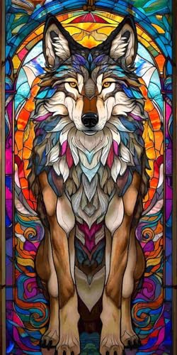 Diamond Painting Erwachsene Groß xxL, 5D DIY Diamant Painting Bilder für Kinder Anfänger, Runde Full Drill Tiere Wölfe, Mosaikherstellung Bastelset für Haus Wanddekoration Geschenk 100x200cm o-202 Diamond Painting Erwachsene Groß xxL, 5D DIY Diamant Painting Bilder für Kinder Anfänger, Runde Full Drill Tiere Wölfe, Mosaikherstellung Bastelset für Haus Wanddekoration Geschenk 100x200cm o-202 von Glslmznq