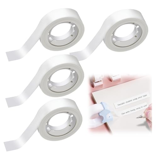 4 Rollen Unsichtbares Klebeband Transparenter Matter Klebefilm für Allgemeine Zwecke zur Reparatur Etikettierung Zuhause, Büro und Schule, 15 mm x 25 m von GluTapel