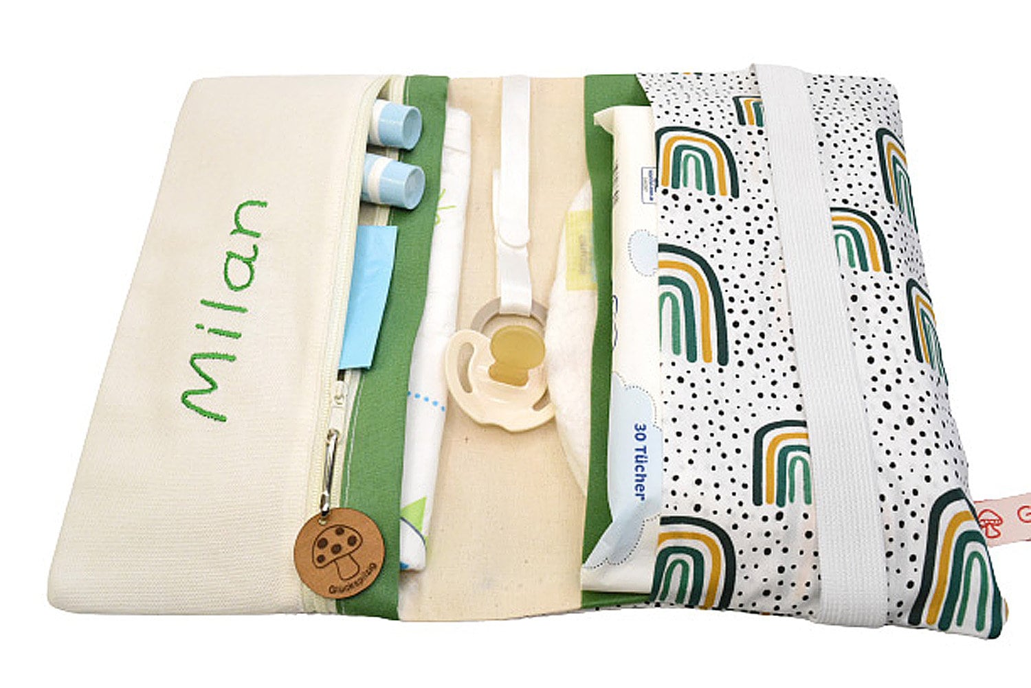 Windeltasche Wickelunterlage Mit Namen Windeltasche Wickelunterlage Mit Namen von Glueckspilzig