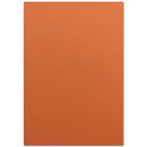 100 Blatt Ton-Karton DIN A4 - Farbe: Mandarine -Ton-Papier 160 g/m² gerippte Oberfläche - Ton-Zeichen-Papier Bastel-Papier Bastel-Karton - Glüxx-Agent 100 Blatt Ton-Karton DIN A4 - Farbe: Mandarine -Ton-Papier 160 g/m² gerippte Oberfläche - Ton-Zeichen-Papier Bastel-Papier Bastel-Karton - Glüxx-Agent von Glüxx-Agent