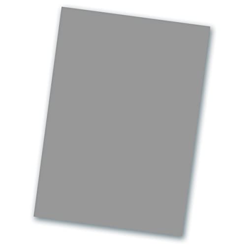 100 Blatt TonKarton DIN A4 - Farbe: Graphitgrau Dunkelgrau Grau -Ton-Papier 160 g/m² matte Oberfläche - Ton-Zeichen-Papier Bastel-Papier Bastel-Karton - Glüxx-Agent von Glüxx-Agent