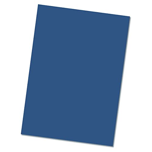 100 Blatt TonKarton DIN A4 - Farbe: Nachtblau Blau -Ton-Papier 160 g/m² Matte Oberfläche - Ton-Zeichen-Papier Bastel-Papier Bastel-Karton - Glüxx-Agent von Glüxx-Agent