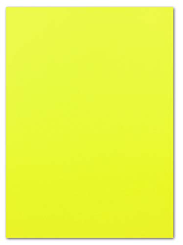 150 Blatt Leuchtpapier DIN A4-21,0 x 29,7 cm - Neonpapier Gelb - 80 g/m² - beidseitig Neongelb - Plakatpapier für Leuchtplakate - Glüxx-Agent von Glüxx-Agent