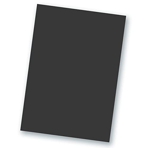 250 Blatt TonKarton DIN A4 - Farbe: Schwarz -Ton-Papier 160 g/m² matte Oberfläche - Ton-Zeichen-Papier Bastel-Papier Bastel-Karton - Glüxx-Agent von Glüxx-Agent