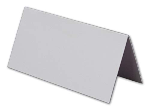 Glüxx-Agent 75 kleine weiße neutrale universale stabile einfarbige Blanko -Tischkarten 8x4 cm Namens-Schilder Sitzkarten Platzkarten Preisschilder Tisch-Aufsteller mit JEDEM Stift beschreibbar Glüxx-Agent 75 kleine weiße neutrale universale stabile einfarbige Blanko -Tischkarten 8x4 cm Namens-Schilder Sitzkarten Platzkarten Preisschilder Tisch-Aufsteller mit JEDEM Stift beschreibbar von Glüxx-Agent
