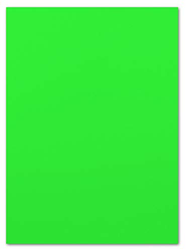 Glüxx-Agent 200 Blatt Leuchtpapier DIN A4-21,0 x 29,7 cm - Neonpapier Grün - 80 g/m² - beidseitg Neongrün - Plakatpapier für Leuchtplakate von Glüxx-Agent