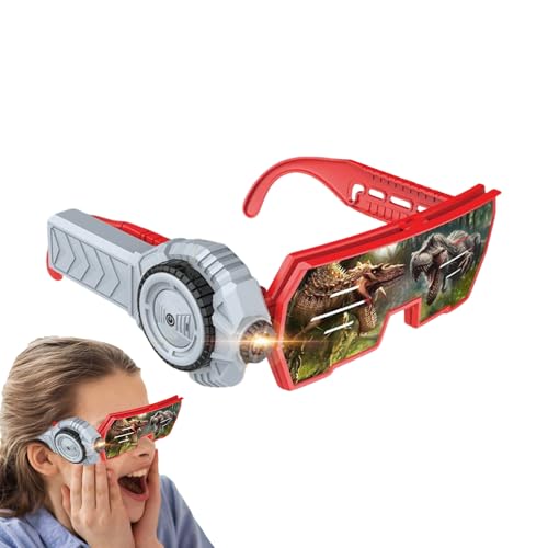 Brille für Kinder, coole Sachen für Kinder,Coole Bildungsbrille | Tech Vision Safe Flip-up-Modul Anti-Rutsch-Verstellrahmen für Kids Boys Family Party Birthday Games Abenteuerkostüm Gefälligkeiten von Glugahrif
