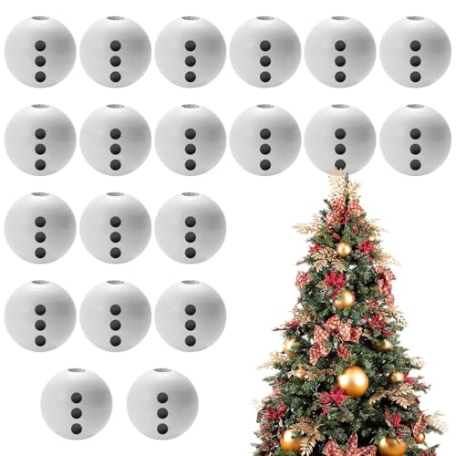 Holzperlen Weihnachten, Holzkugeln Mit Schneemänner Gesicht -Holzperlen Natürliche Holzperlen Holzkugeln Gesicht Rund Holzperlen Handgefertigte Dekorationen Basteln Holzperlen Weihnachten, Holzkugeln Mit Schneemänner Gesicht -Holzperlen Natürliche Holzperlen Holzkugeln Gesicht Rund Holzperlen Handgefertigte Dekorationen Basteln von Glugahrif