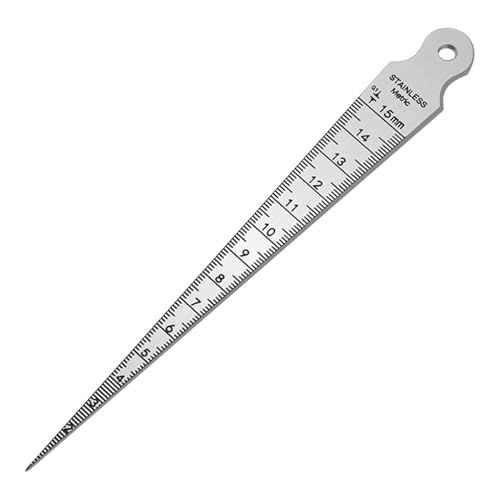 Konisches Messgerät, Präzisionsspiel-Messgerät – Messwerkzeug-Set aus Edelstahl mit klarer digitaler Identifikation zur Kontrolle von Lücken bei der Arbeit von Metallen für Männer Konisches Messgerät, Präzisionsspiel-Messgerät – Messwerkzeug-Set aus Edelstahl mit klarer digitaler Identifikation zur Kontrolle von Lücken bei der Arbeit von Metallen für Männer von Glugahrif