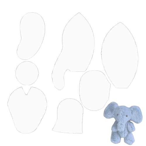 Schnittmuster für Anfänger – Modell Memory Elefant | Einfaches Lineal, Acryl-Werkzeuge für Zubehör, Dekoration, Erwachsene, Spielzeug, Schneiden Schnittmuster für Anfänger – Modell Memory Elefant | Einfaches Lineal, Acryl-Werkzeuge für Zubehör, Dekoration, Erwachsene, Spielzeug, Schneiden von Glugahrif