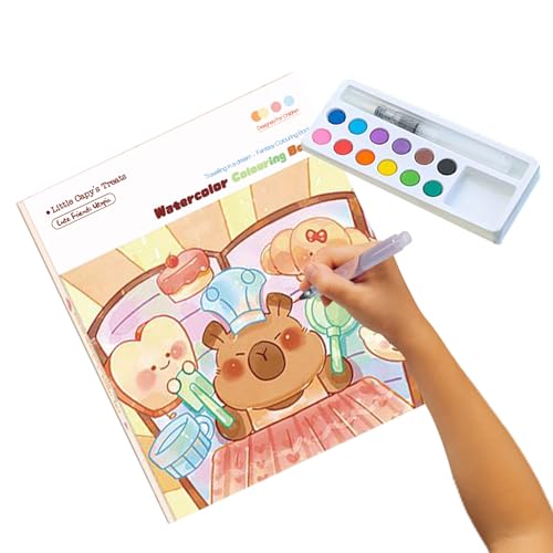 Wassermalbuch, Aquarellbuch für die – Malset für Aquarellbücher für Handys für die Reiseschule zu Hause Wassermalbuch, Aquarellbuch für die – Malset für Aquarellbücher für Handys für die Reiseschule zu Hause von Glugahrif