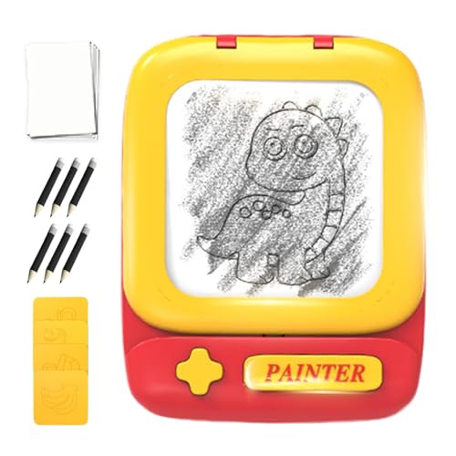 Zeichenbrett für Kleinkinder, interaktiver Tritthocker zum Zeichnen | Doodle Pad – Spielzeug für Kleinkinder, für Mädchen und, Kritzelmatte für Skizzenmalerei von Glugahrif