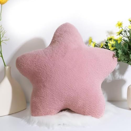 Gluhbirnen Kuschelkissen Kinder, Kissen Stern, Stern Kuscheltier, Kuschelkissen Flauschig, Kuschelkissen Kinder, Weiche Flauschige Sternform Zierkissen Sofakisse für Heimdekoration, Lederrosa, 40CM Gluhbirnen Kuschelkissen Kinder, Kissen Stern, Stern Kuscheltier, Kuschelkissen Flauschig, Kuschelkissen Kinder, Weiche Flauschige Sternform Zierkissen Sofakisse für Heimdekoration, Lederrosa, 40CM von Gluhbirnen