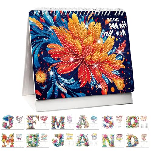 Glvomazty Diamond Painting Kalender 2026 | Diamantmalerei Papierkalender | Weihnachten Schreibtisch Kalender,Monats Flip Tischkalender für DIY Bastelarbeiten Partygeschenk,Weihnachten Halloween 1# Glvomazty Diamond Painting Kalender 2026 | Diamantmalerei Papierkalender | Weihnachten Schreibtisch Kalender,Monats Flip Tischkalender für DIY Bastelarbeiten Partygeschenk,Weihnachten Halloween 1# von Glvomazty