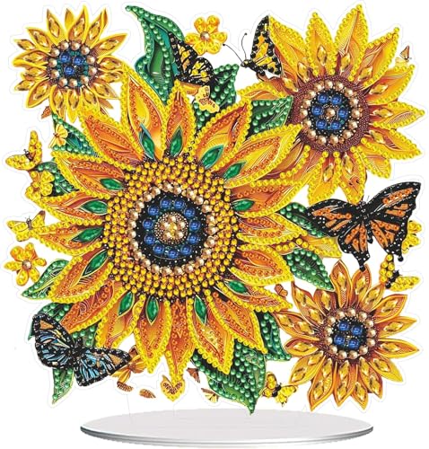 Glvomazty Diamond Painting Tischdeko DIY 5D Diamond Painting Blumen Aufsteller Diamant Malerei Tischdeko Kunst Set Bastelset Diamantmalerei Kinder Mädchen für AnfäNger, Familie Deko, Geschenk Glvomazty Diamond Painting Tischdeko DIY 5D Diamond Painting Blumen Aufsteller Diamant Malerei Tischdeko Kunst Set Bastelset Diamantmalerei Kinder Mädchen für AnfäNger, Familie Deko, Geschenk von Glvomazty