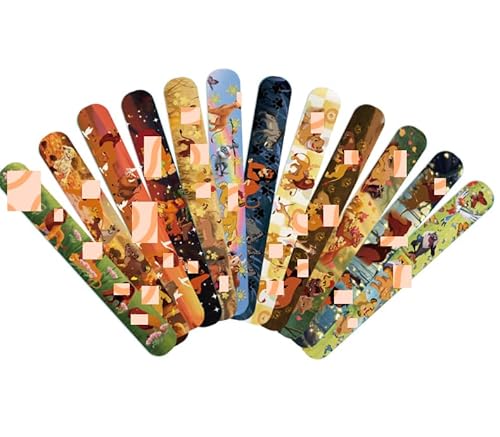 GlymzToy 24 Stück König der Löwen Schnapparmband Kinder, Kinders Slap Armband, König der Löwen Bracelets Slap für Kinder Jungen Mädchen Bunte Mitgebsel Kindergeburtstag von GlymzToy