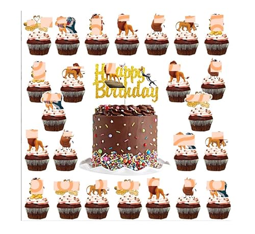 GlymzToy 25 PCS König der Löwen Cake Topper, Lion Tortendeko,König der Löwen Deko Geburtstag Cake Toppers,Dschungel Tier Party Torte Deko Supplies,Party Kuchendeko Geburtstagsdeko für Kinder GlymzToy 25 PCS König der Löwen Cake Topper, Lion Tortendeko,König der Löwen Deko Geburtstag Cake Toppers,Dschungel Tier Party Torte Deko Supplies,Party Kuchendeko Geburtstagsdeko für Kinder von GlymzToy