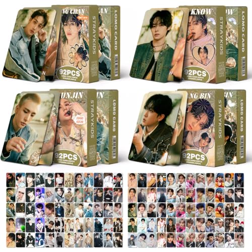 GlymzToy Stray-K Photocards 4Pack/368 PCS Stray-K Album Photo Cards Stray-K Stickers Kpop Kpop Lomo Card Gift Lomo Cards Merch for Boys and Girls GlymzToy Stray-K Photocards 4Pack/368 PCS Stray-K Album Photo Cards Stray-K Stickers Kpop Kpop Lomo Card Gift Lomo Cards Merch for Boys and Girls von GlymzToy