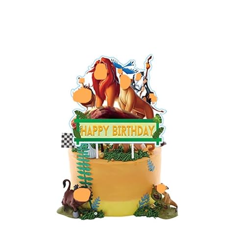 Löwen Kuchen Dekoration,Kuchen Topper Löwen Kinder Geburtstag Dekoration Dschungel Party Kuchen Dekoration für Geburtstagsfeier Mädchen Jungen Löwen Kuchen Dekoration,Kuchen Topper Löwen Kinder Geburtstag Dekoration Dschungel Party Kuchen Dekoration für Geburtstagsfeier Mädchen Jungen von GlymzToy