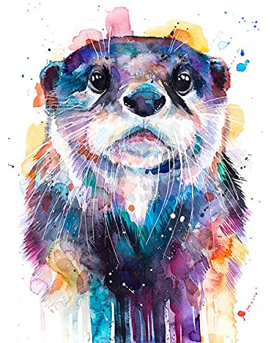 Erwachsene Kinde Malen Nach Zahlen Otter Erwachsene Diy Handgemalt Ölgemälde Geburtstag Weihnachten Geschenk 40X50Cm Erwachsene Kinde Malen Nach Zahlen Otter Erwachsene Diy Handgemalt Ölgemälde Geburtstag Weihnachten Geschenk 40X50Cm von Glzhy