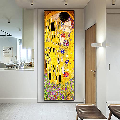 Diamond Painting Set Full Groß Bilder Abstrakte Kunst Diamant Painting Erwachsene/Kinder kristall Strass Stickerei Kreuzstich Diamant Malerei Kunst Basteln für Wand Décor-Round_drill_25x75cm von Gmeignl